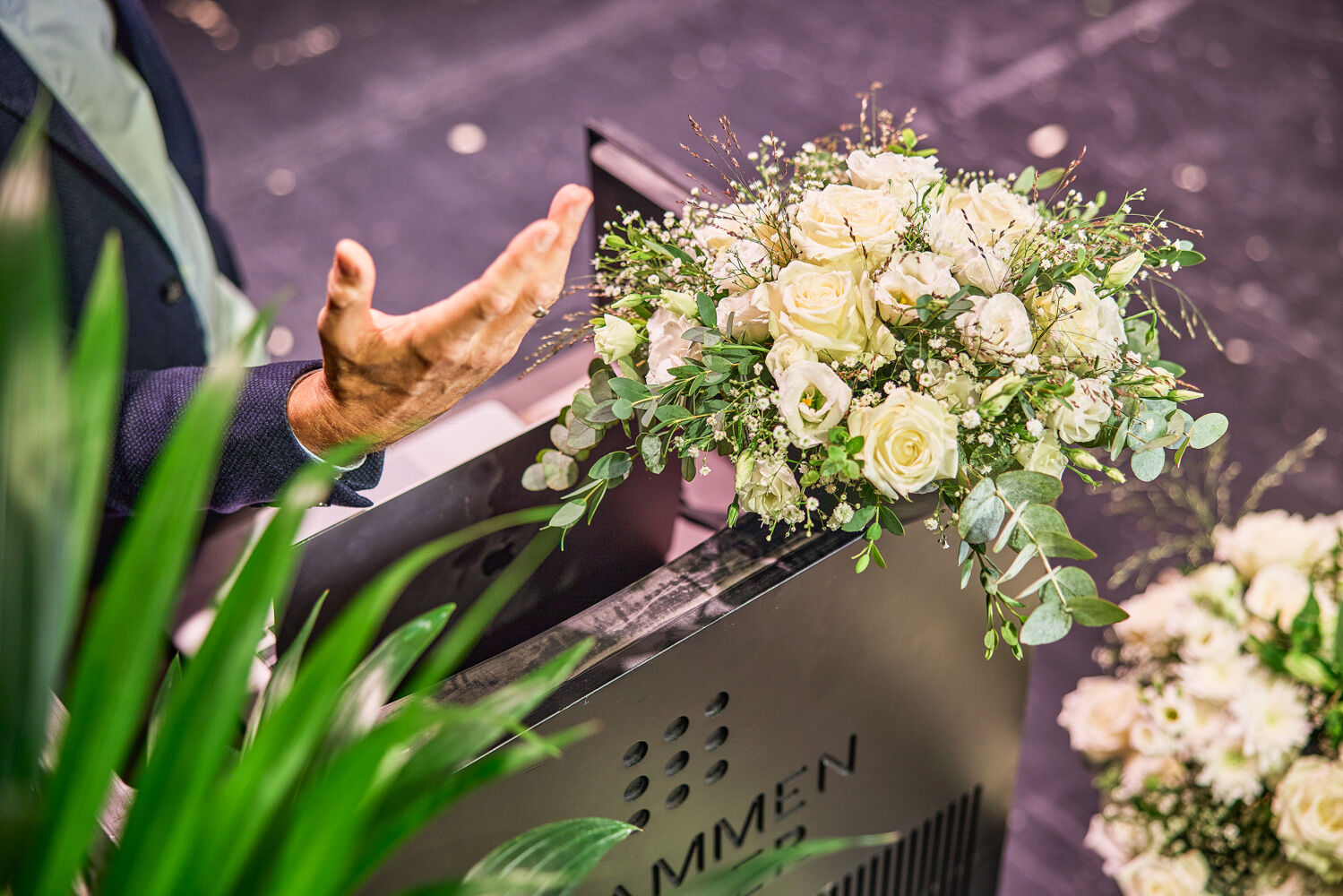 Blomsterbukett til bord